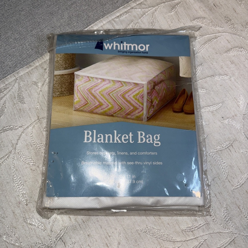 Whitmor Blanket And‎ Storage Bag 5003-09 21 L x 25 W x 11 h Breathable Nonwoven
